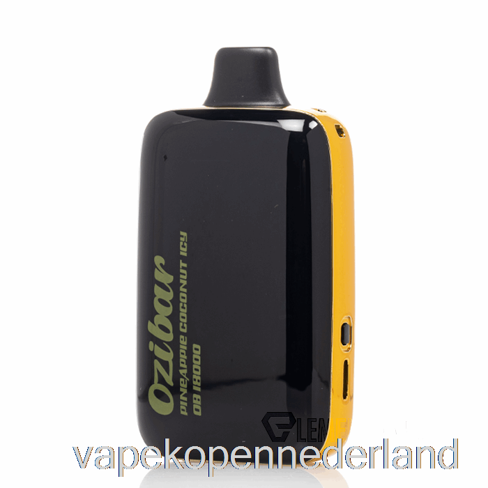 Elektronische Sigaret Vape Ozibar 18000 Wegwerp Ananas Kokosnoot Ijzig